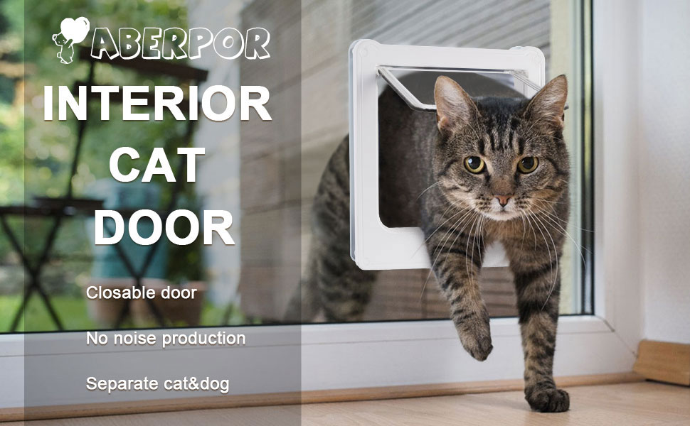 Cat Door Interior Door for Cat Door Weatherproof Pet Door