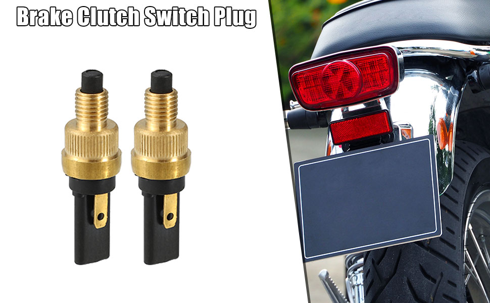 Amazon.com: X AUTOHAUX 2pcs 6mm Motorcycle Brake Tail Light
