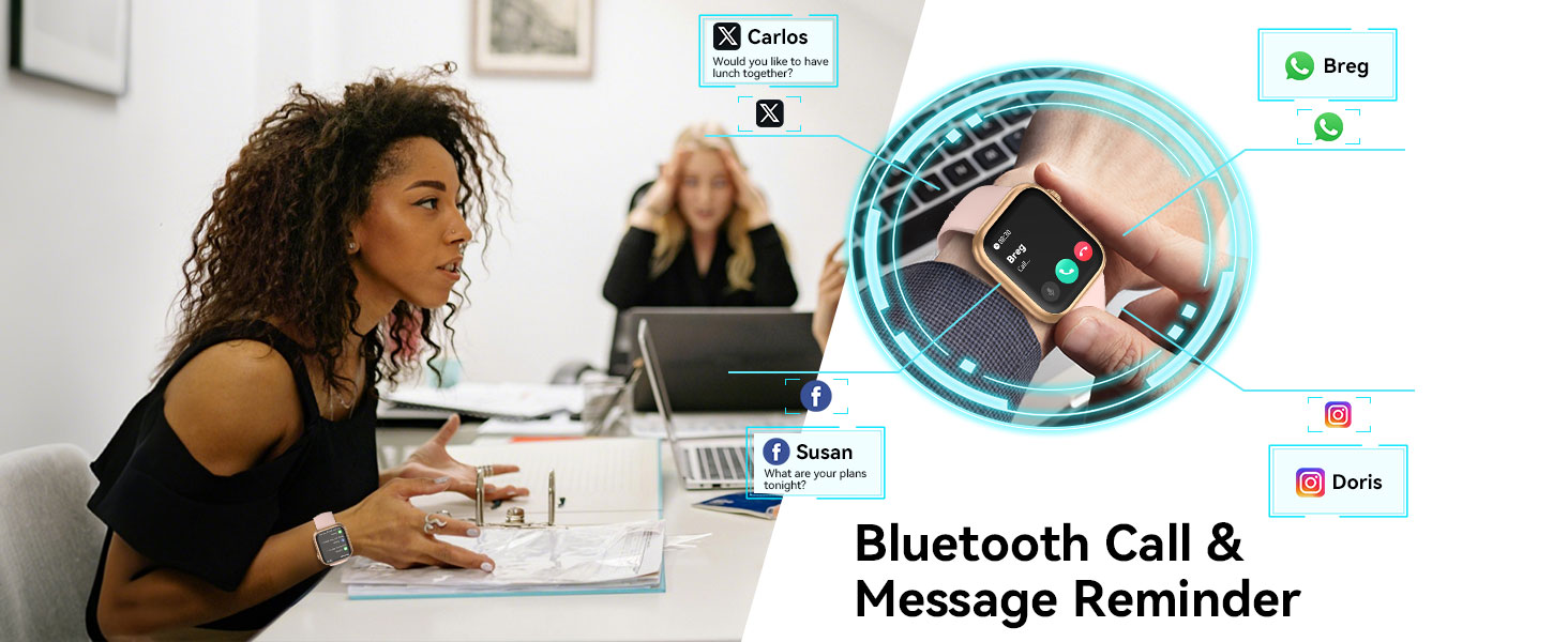 android smart watch & smart watch for iphone compatible