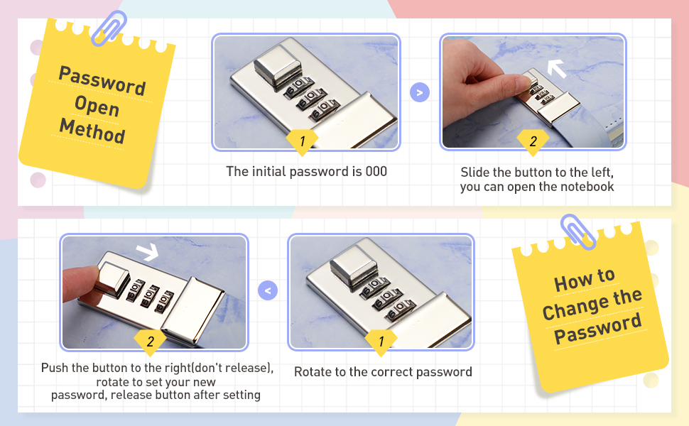 XAMILE Diary Journal with Locks for Girls and Women Secret Diaries