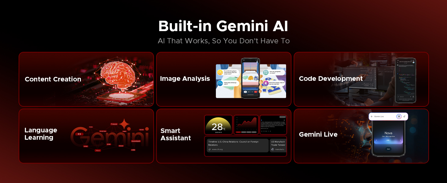 Built-in Gemini AI