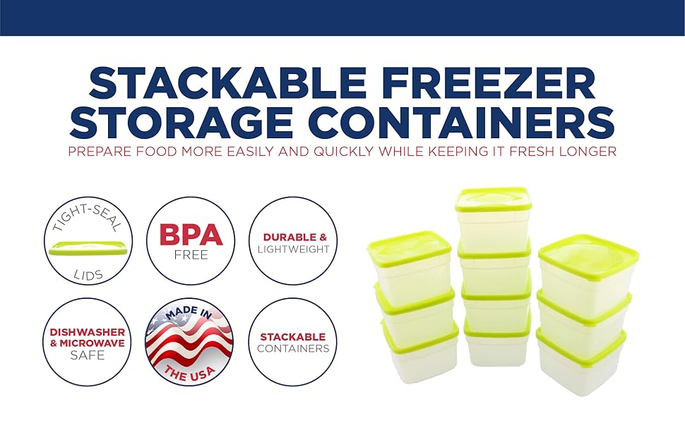 Arrow Food Storage Containers with Lids BPA Free Reusable