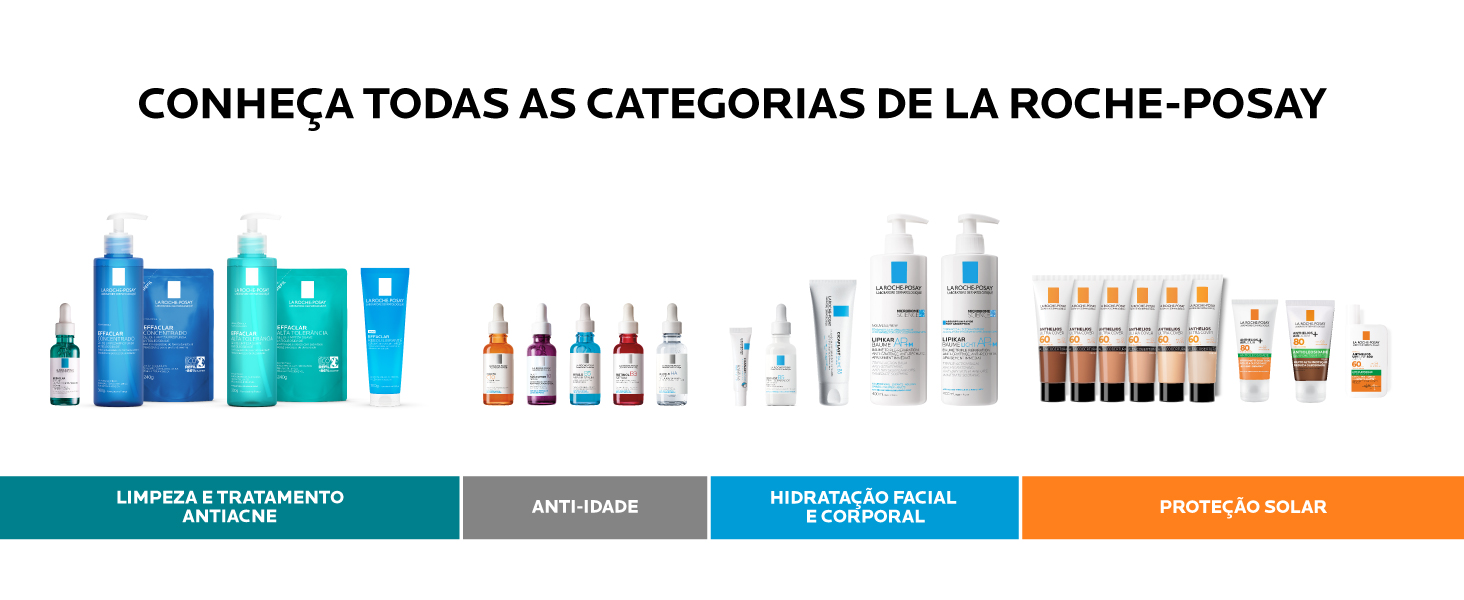 La Roche-Posay Effaclar Reequilibrante 100g, Espuma Cremosa de Limpeza para Peles Mistas a Oleosas.