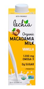 macadamia milk vanilla no sugar