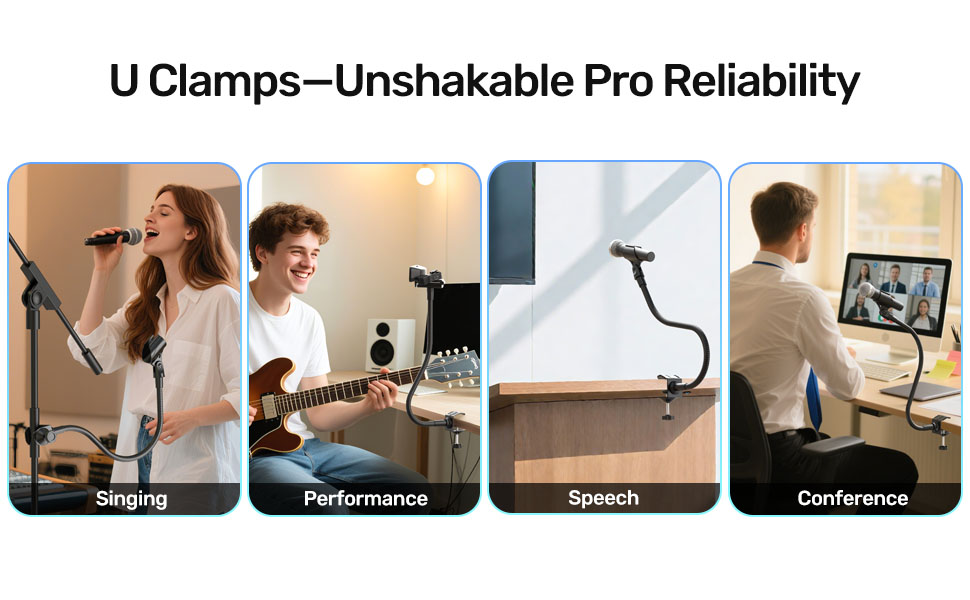 U Clamps—Unshakable Pro Reliability