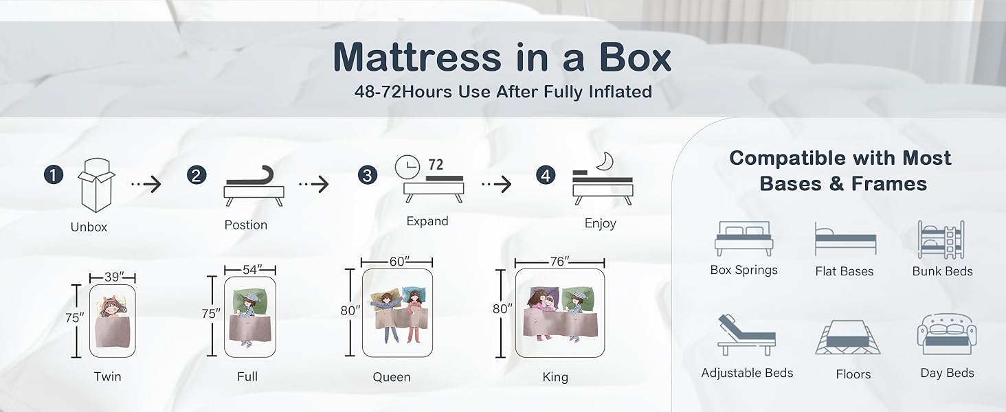 Deegari Matratze Hybrid-Taschenfederkernmatratze kühles Bett atmungsaktiver weicher gestrickter Stoffbezug