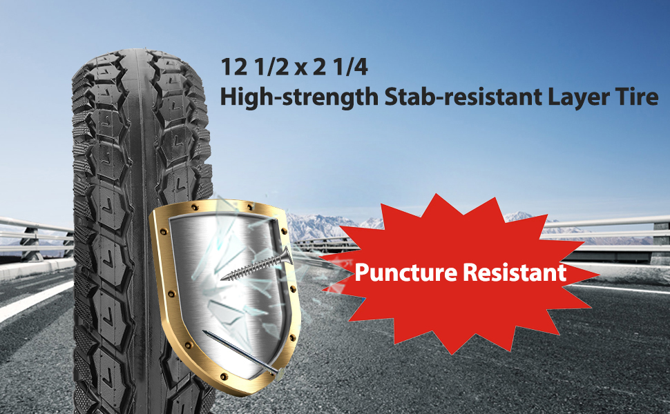 12.5x2.25 (12-1/2 x2-1/4) Tire & Inner Tube 