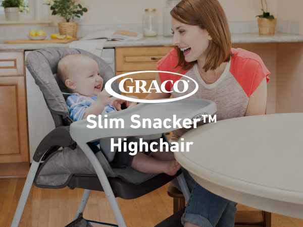 Graco Slim Snacker: ultra-fast fold, compact design, easy storage—perfect for quick, tidy mealtimes.