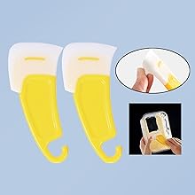 Two Straight Silicone Cleaning Scrapers