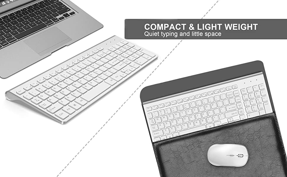 Wireless Keyboard and Mouse Combo
