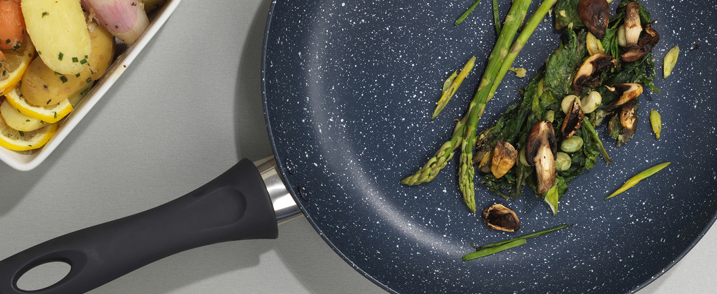 Russell Hobbs RH00843EU Nightfall Stone Frying Pan 30cm NonStick, Induction Hob Fry Pan