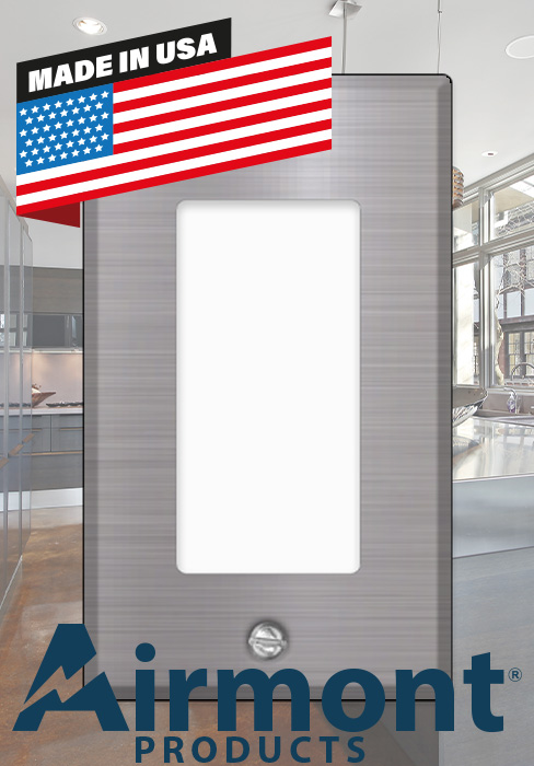 stainless steel wallplate