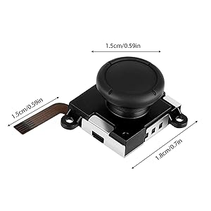 ジョイコン スティック 交換用 左/右対応 初心者対応・交換説明動画付き Switch OLED 修理パーツ