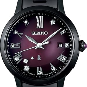 Amazon.co.jp: [セイコーウオッチ] 腕時計 ルキア LUKIA Grow Black