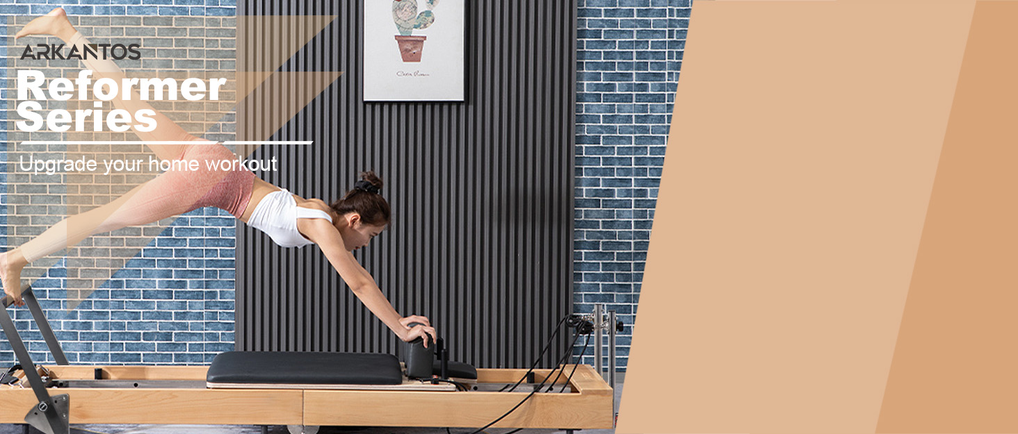 Pilates Reformer Pro, Studio Grade Pilates Machine Bundle with Reformer