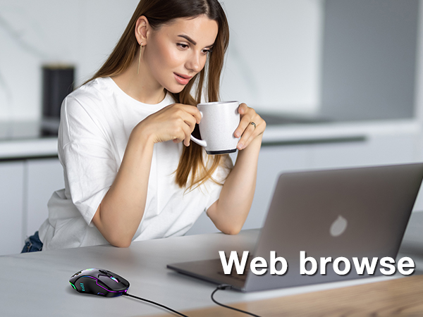 RGB Mouse for web browse