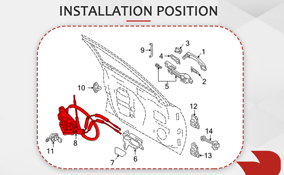 Amazon.com: Grterokky Front Left Driver Side Power Door Lock