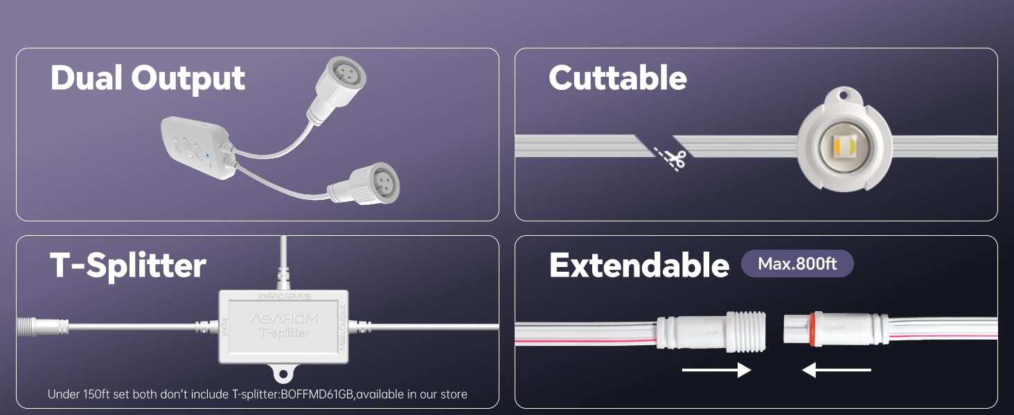 permanent outdoor lights