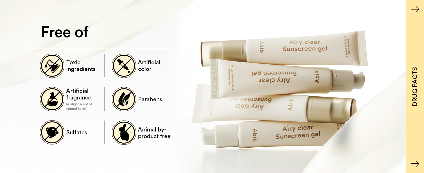 Airy sunscreen gel