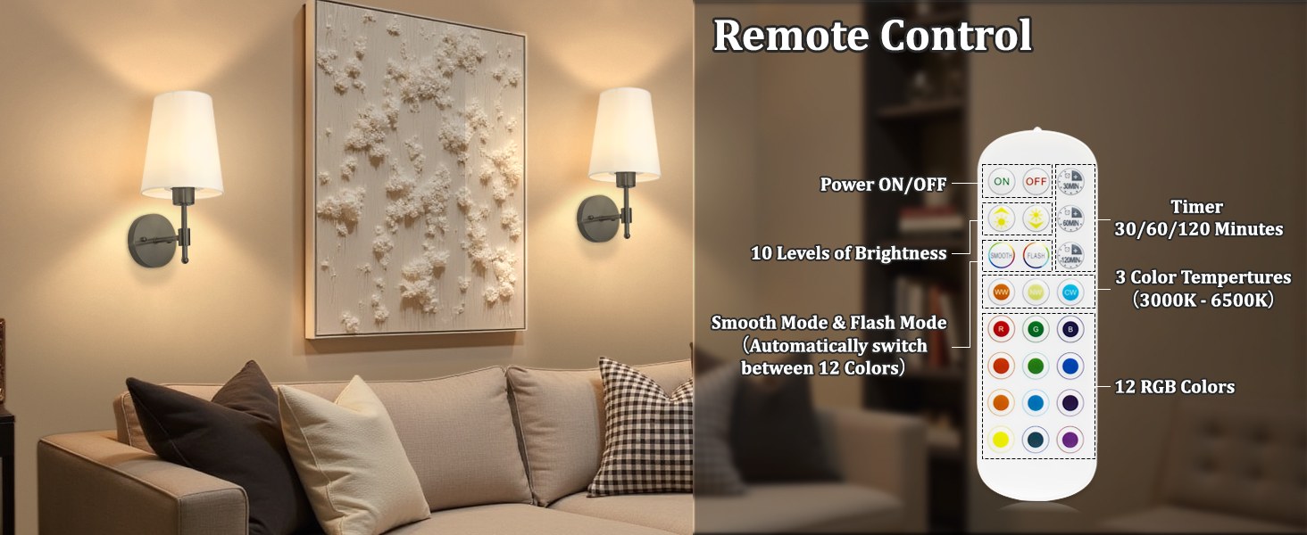 battery operated sconce