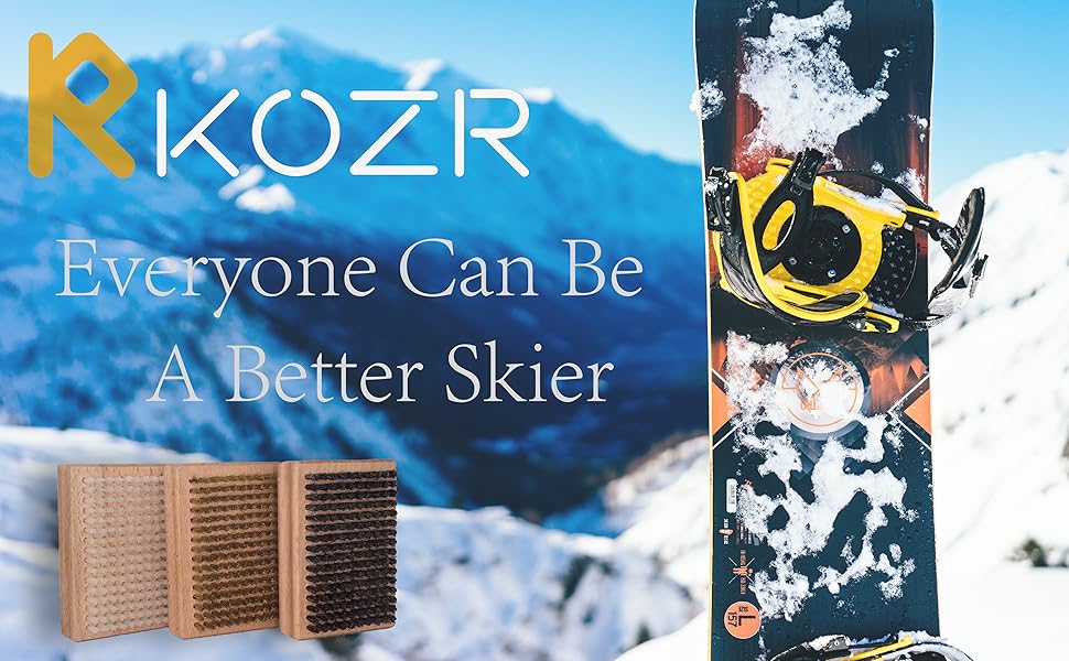 KOZR Snowboard Wax Kit,Ski Wax Kit,Snowboard Brush Set of