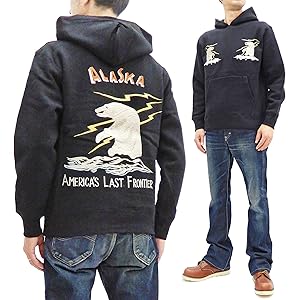 東洋エンタープライズ　プルオーバー　パーカー　ブラック　刺繍　スカジャン　L Amazon.co.jp: (テーラー東洋) Tailor Toyo プルオーバー