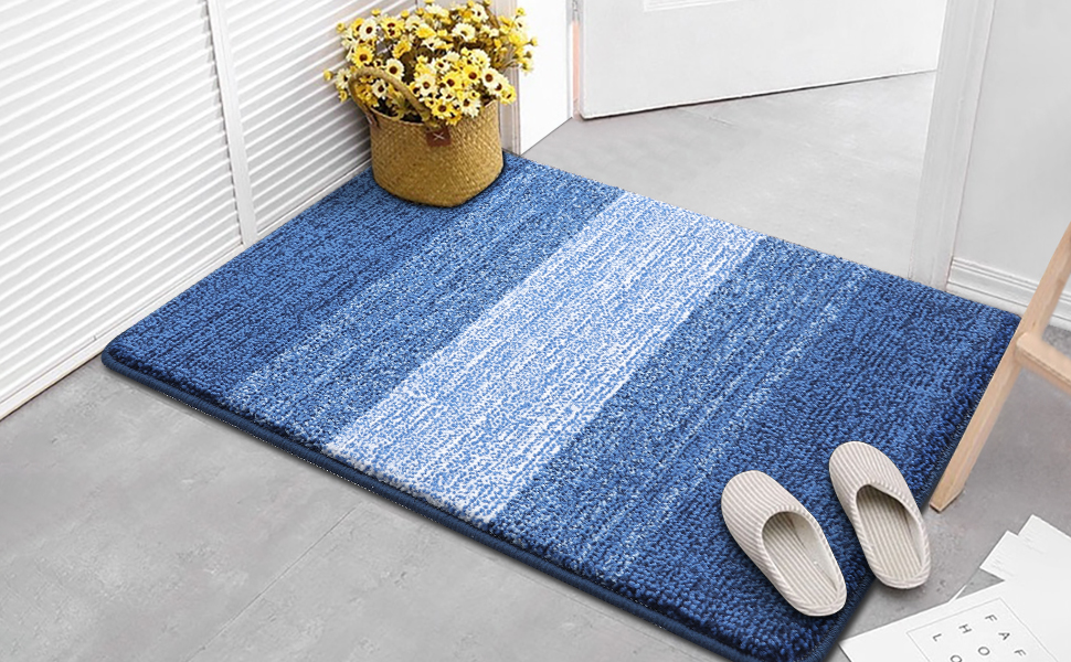 Grandaily Indoor Doormat, 47" x 71" NonSlip Mud Trapper Absorbent