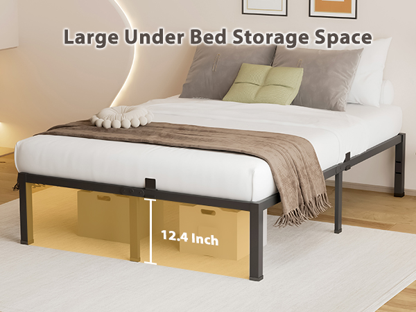 ベッドフレーム bed frame with mattress Amazon.com: Superay 14 Inches Full Size Bed Frame, Heavy