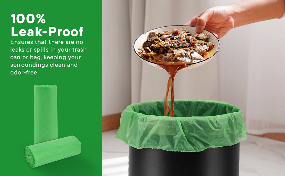 Strong 2.6 Gallon Trash Bags 100 Count Unscented