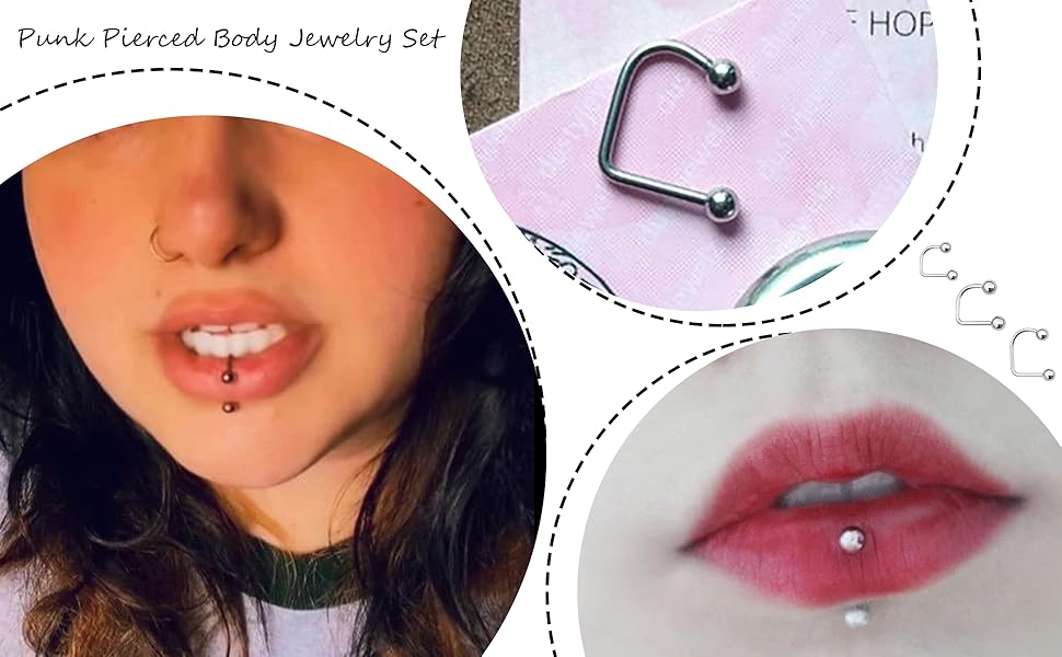 アクセサリー enasoluna Cupid pierced Amazon.com: HUASAI Medusa Piercing Jewelry Stainless Steel