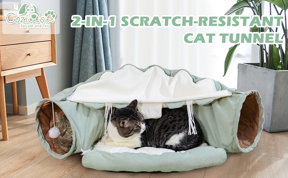 Cat Tunnel Bed