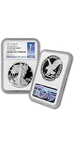 2022 (W) 1 oz American Silver Eagle MS-70 (First Day of