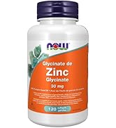 Now Foods Zinc Glycinate (Bisglycinate form) 30mg 120gel