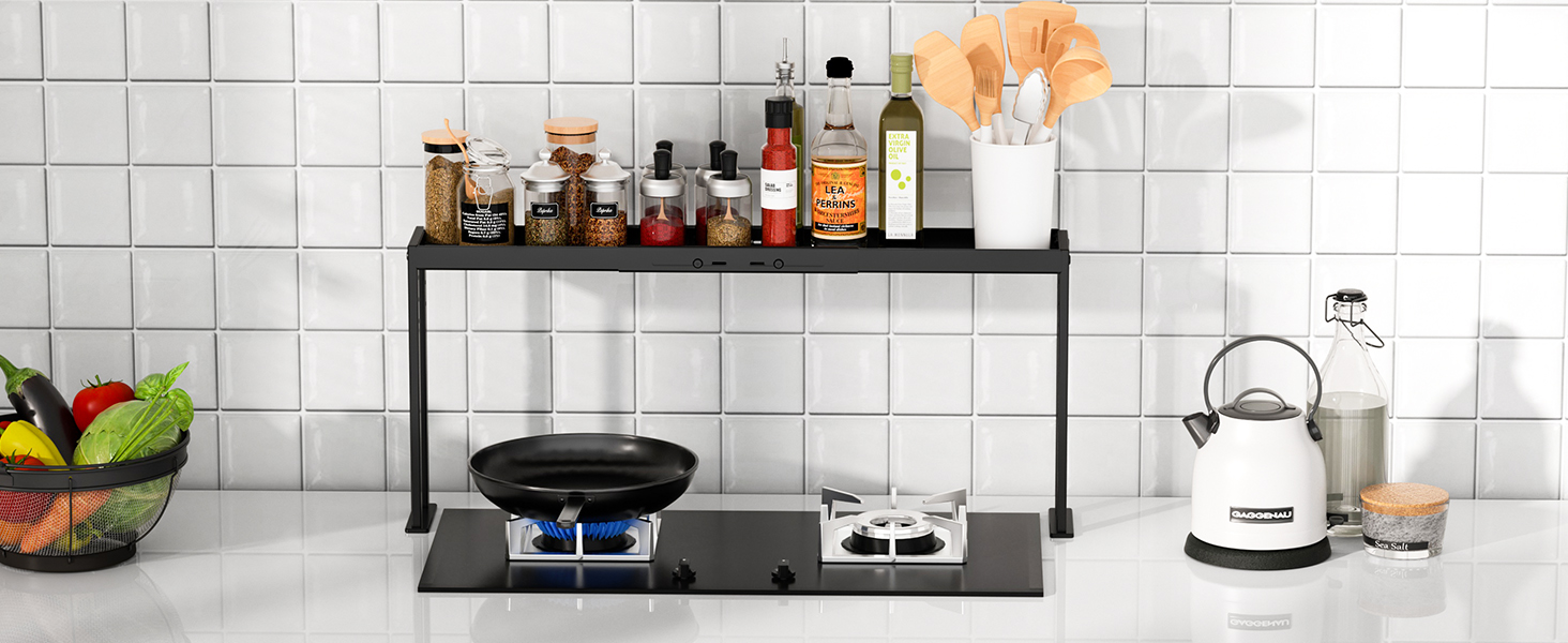 over the stove spice rack