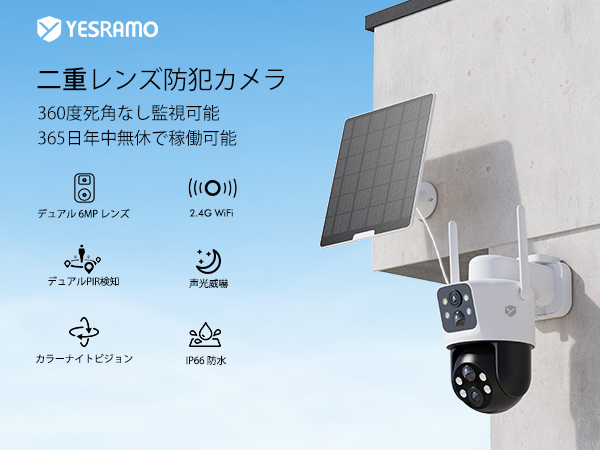 Amazon.co.jp: 【デュアルレンズ & 両監視画面 & 1台2役*360