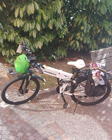 e-folding bike