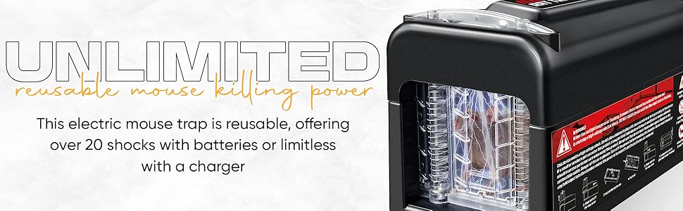 Trampa el&eacute;ctrica para ratones