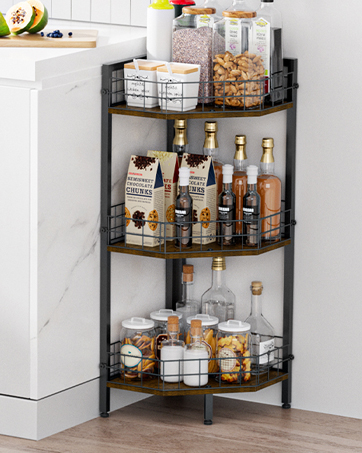 Amazon.com: WikLiy 3 Tier Corner Shelf Stand, 31