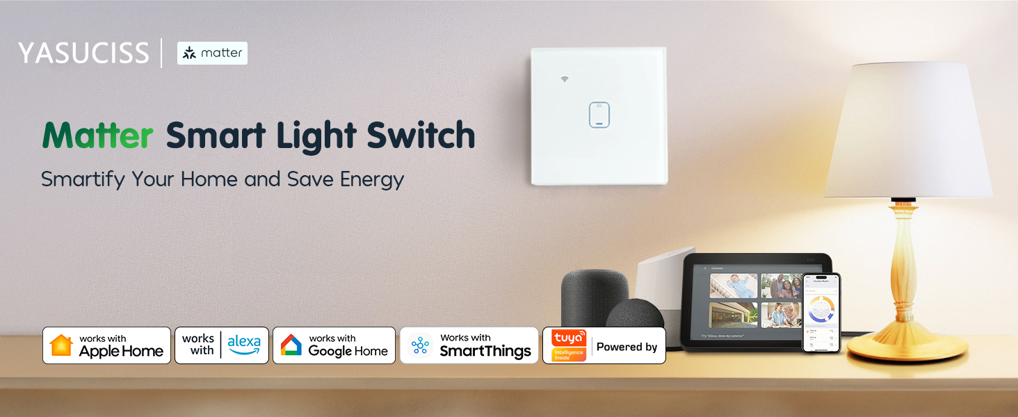 Matter smart light switch
