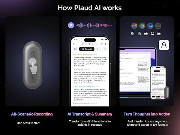 Mua PLAUD NotePin AI Voice Recorder w/App Control, AI Notetaker w/Transcribe & Summary, Supppots 112 Languages, 64GB Memory, Audio Recorder for Lectures & Meetings, Gray trên Amazon Mỹ chính hãng 2025 |