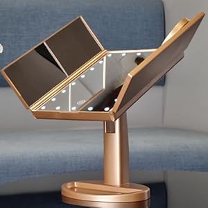 180 degree rotatable mirror