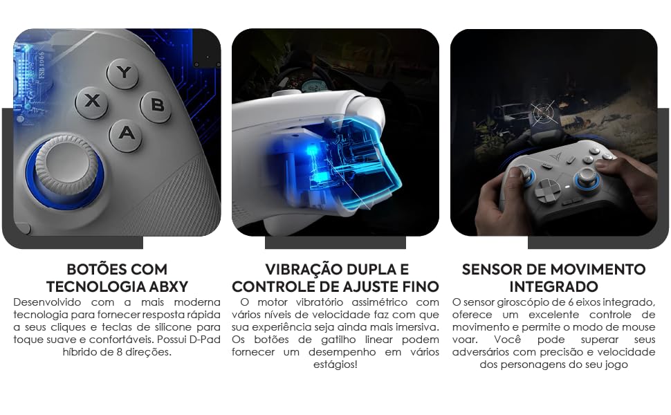 Controle Flydigi Direwolf | Controle Multi-Platform