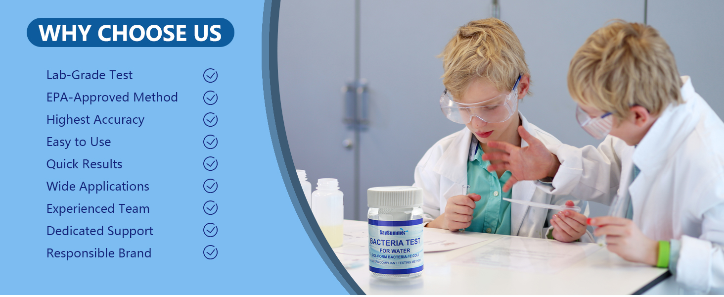 coliform bacteria test kit for drinking water