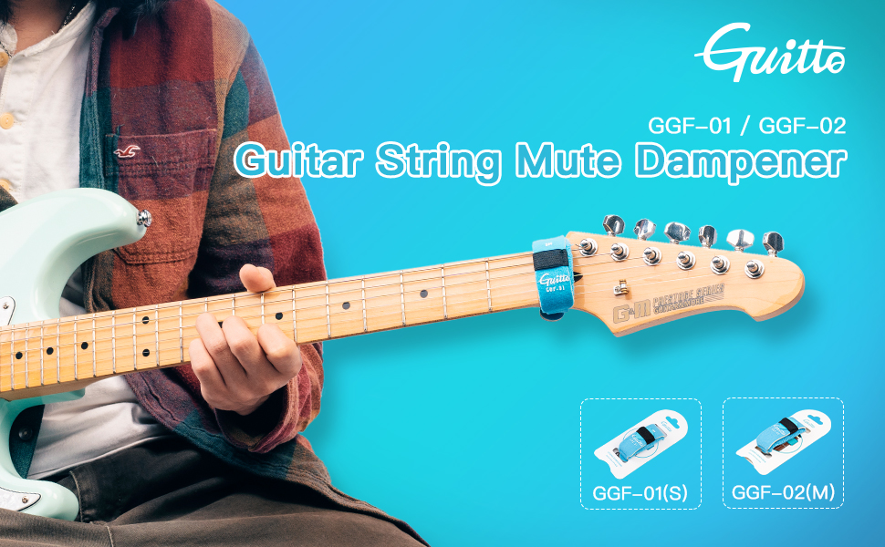 Guitar String Mute Dampener Guitto Guitar Noise Reducer