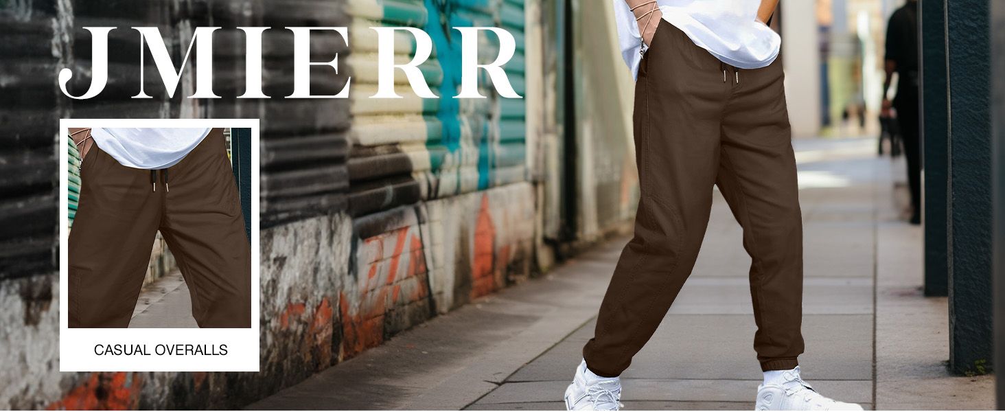 Mens Cotton Drawstring Chino Cargo Pants