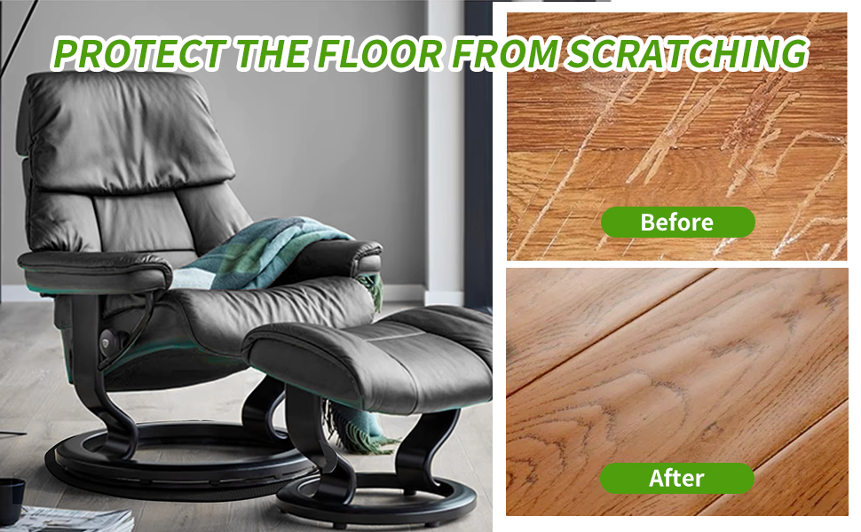 Non Skid Furniture Grippers for Hardwood Floors Round Rubber Furniture