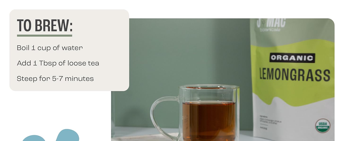 J Mac Botanicals Organic Lemongrass