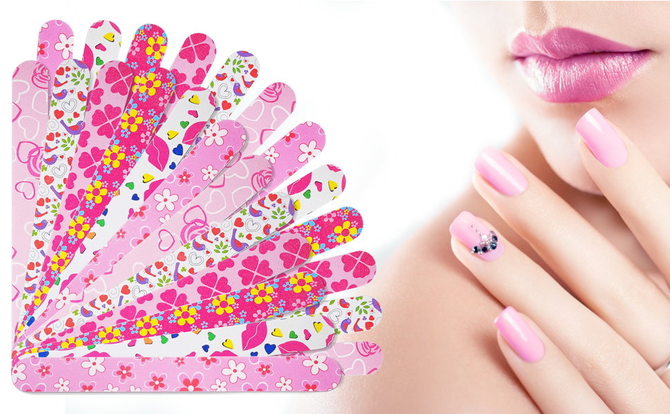 Flowery Nail Files