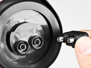 2inch red round side marker light clearance lights