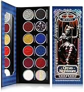 DE'LANCI Red Blue Multichrome Eyeshadow Palette, High Pigment Metallic Silver Shimmer Eyeshadow f...
